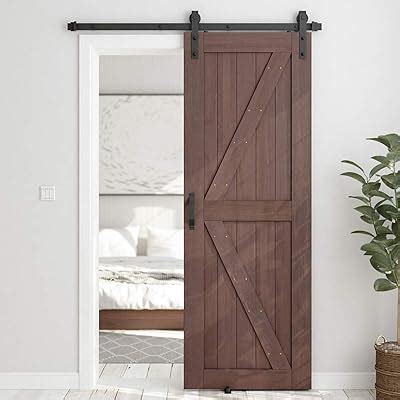 Smartstandard In X In Sliding Barn Door With Ft India Ubuy