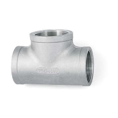 BSP 1 Equal Tee Pipe Fitting T316 A4 Marine Grade Stainless Steel