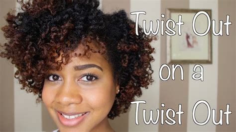 A Twist Out On A Twist Out Natural Hair Tutorial Youtube