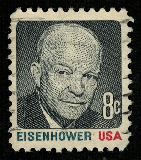 8 Cent Eisenhower Stamp Worth