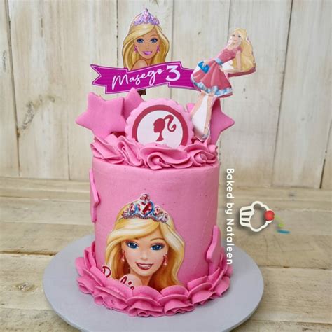 Barbie Buttercream Birthday Cake Baked By Nataleen