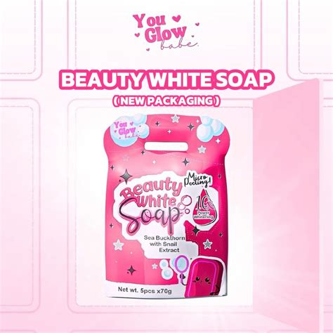Beauty White You Glow Babe X Whitening Soap PCS PER PACK X G