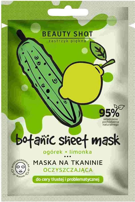 Maseczka Beauty Shot Botanic Oczyszczaj Ca Maska Do Twarzy Ml