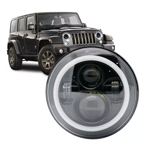 Pulgadas Ngel Faros Led Ronda Ojo De Wrangler Jeep Vocho Cuotas