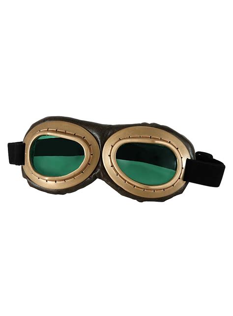 Steampunk Aviator Goggles Gold