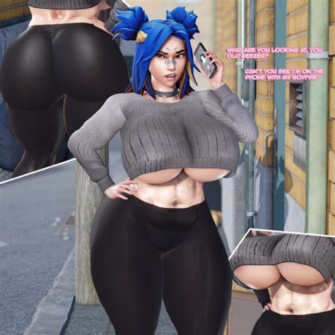 Neon Porn Blue Hair Large Ass Multicolored Hair Breasts Hex3d Valorant Porn Gallery
