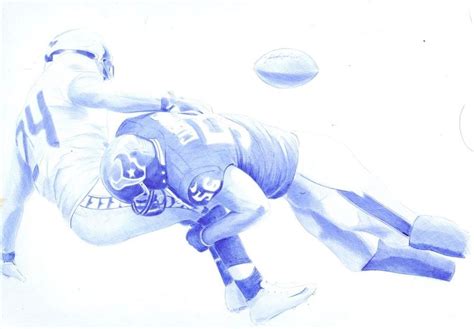 Football Game Drawing at PaintingValley.com | Explore collection of ...