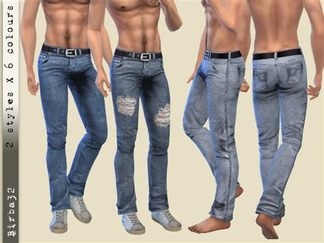 Birba32s Jeans 181 Sims 4 Male Clothes Sims 4 Men Clothing Sims