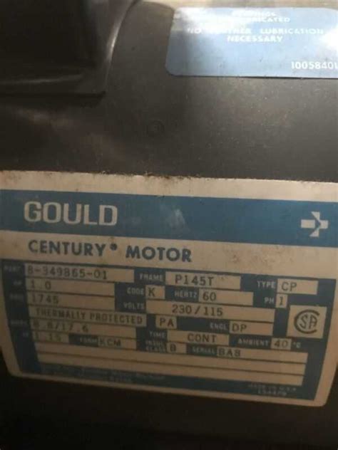 Understanding The Wiring Diagram For Gould Century Motors