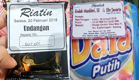 Detail Undangan Pernikahan Pakai Kopi Koleksi Nomer