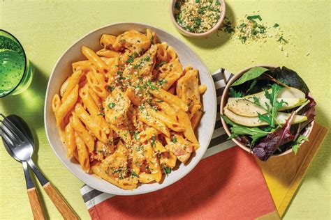 Chicken Bacon Red Pesto Fusilli Recipe HelloFresh