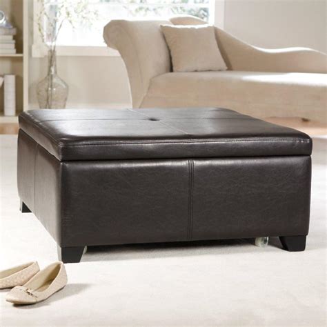 Faux Leather Ottoman Coffee Table | Coffee Table Design Ideas