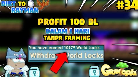 Profit Dl Dalam Hari Tanpa Farming Terlalu Op Dirt To Rayman