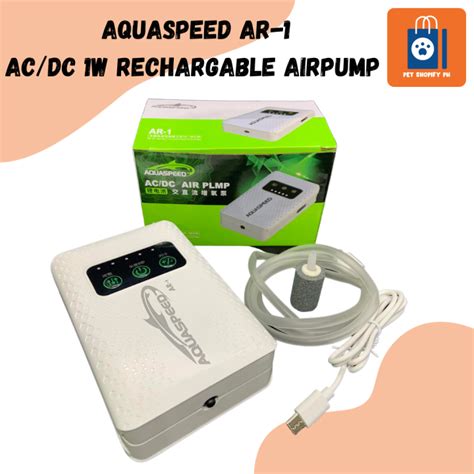 Aquaspeed Ar Ac Dc W Rechargable Airpump Lazada Ph