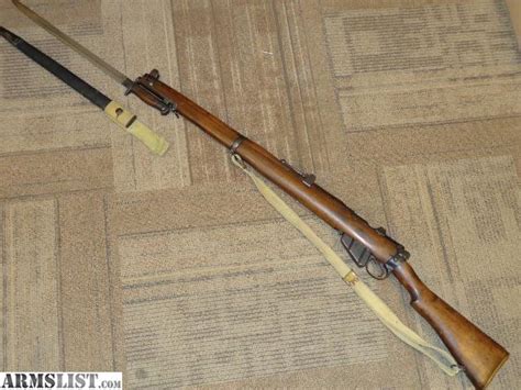 Armslist For Sale Enfield Smle Mk Iii 303 British Rifle W Bayonet