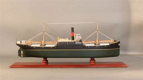 253: Scale model of a Tramp steamer : Lot 253