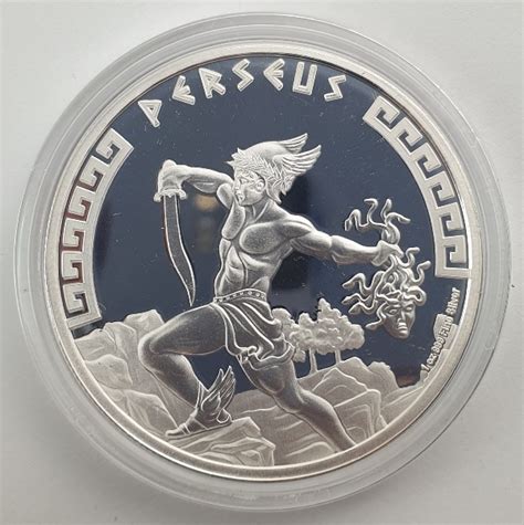 Niue 2 Dollars 1 OZ 2024 Charles III Perseus Silver 999 Sopcoins