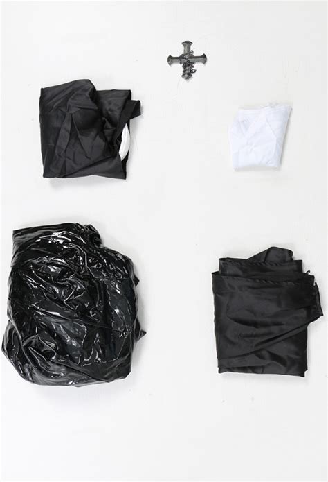 Latex Sisters Sexy Lingerie Set Halloween Black Nun Costume Bodysuit Jumpsuit Set Top