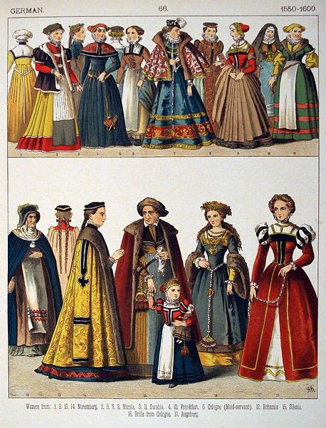 File German Costumes Of All Nations