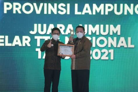 Lampung Juara Umum Teknologi Tepat Guna Nasional Kemendes Pdtt