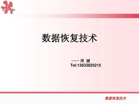 数据恢复技术概述2word文档在线阅读与下载免费文档