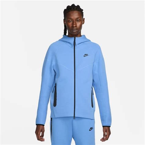 Nike Hoodie Nsw Tech Fleece 24 Fz Blue Black