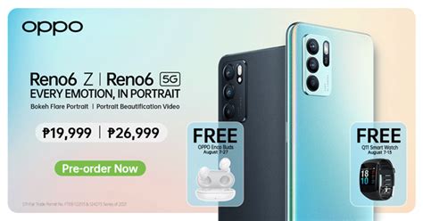 Oppo Reno6 Z 5g Oppo Reno6 5g Now Official In Ph Priced Astig