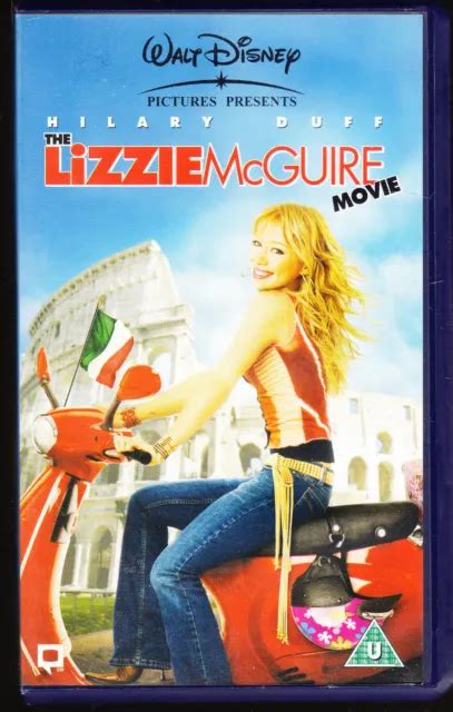 WALT DISNEY THE LIZZIE McGUIRE MOVIE HILARY DUFF VHS PAL UK