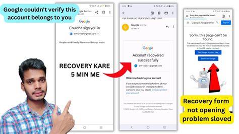 How To Recover Gmail Account Without Phone Number And Recovery Email