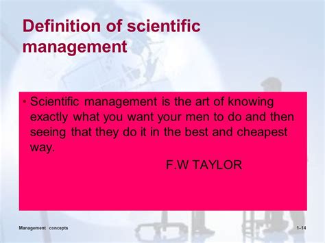 Scientific Management Definition