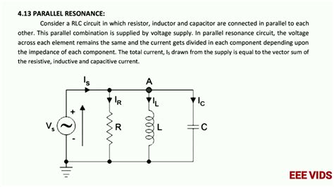 Parallel Resonance Circuit Notes Youtube