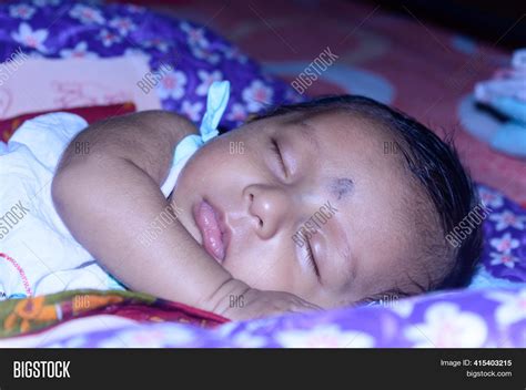 Cute Sleeping Newborn Baby