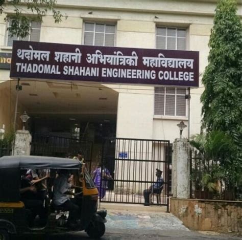 Thadomal Shahani Engineering College Tsec Mumbai Hostel And Fees