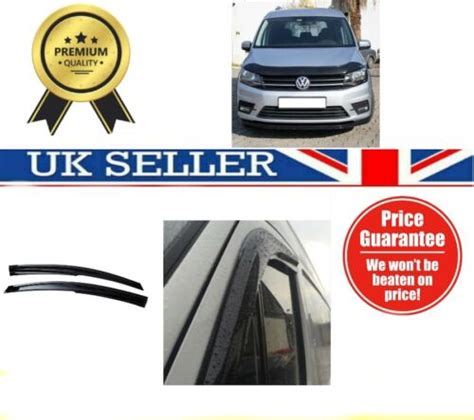 VW VOLKSWAGEN CADDY 2004 2020 Wind Deflectors Rain Sun Smoke Guard EBay