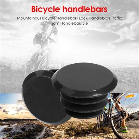 2pcs Bicycle Handlebar Plug Plastic Mountain Bike Grips End Covers