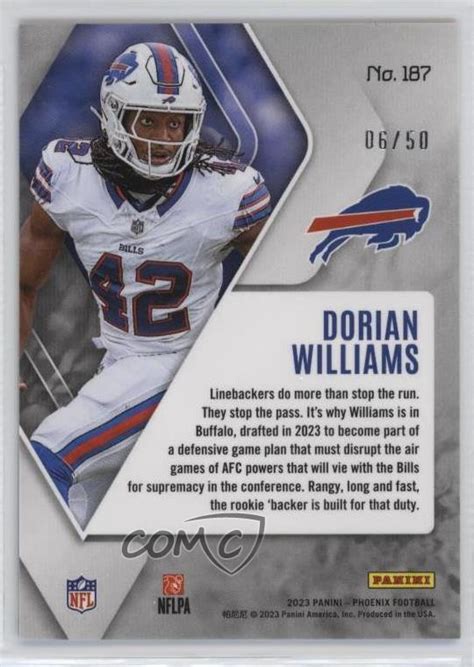 Panini Phoenix Rookies Fire Ice Dorian Williams Rookie