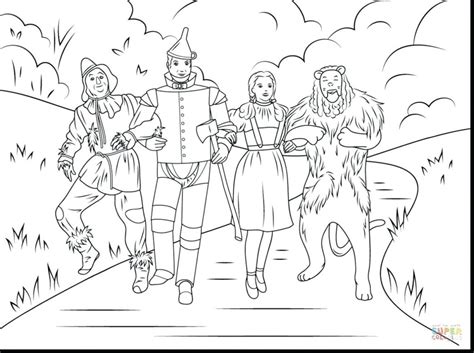 Wizard Of Oz Coloring Pages To Print At Free Printable Colorings Pages To