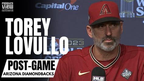 Torey Lovullo Reacts To Corey Seager Adolis Garcia World Series Shock