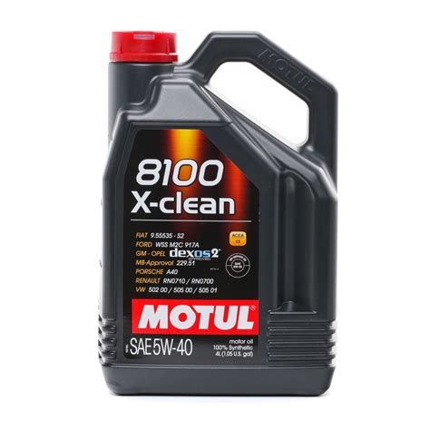 Óleo do motor MOTUL 104720 5W 40 4l Óleo sintético Compre agora