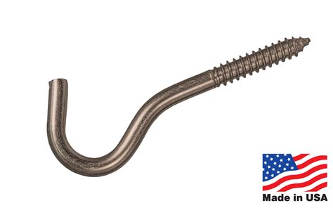 Heavy Duty Stainless Steel Screw Hook