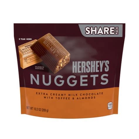 Hersheys Nuggets Milk Chocolate Toffee And Almonds Candy Share Pack 1