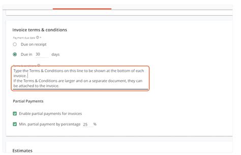 How To Add Terms Conditions To An Invoice Thryv