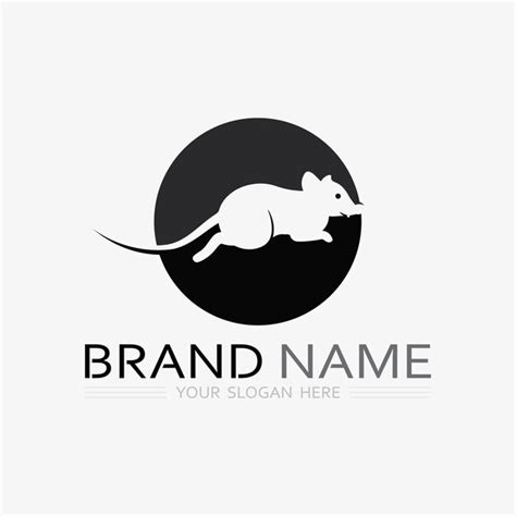 Premium Vector Mouse Logo And Animal Vector Design Illustration