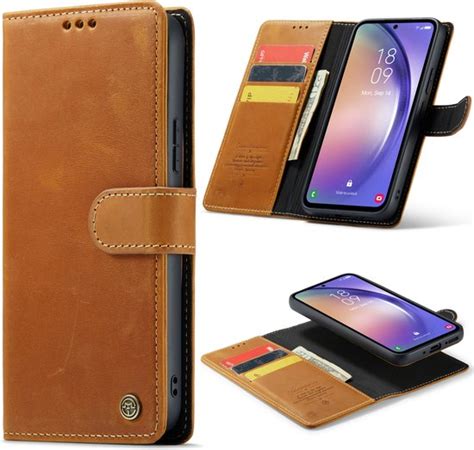 Casemania Hoesje Geschikt Voor Samsung Galaxy A G Sienna Brown