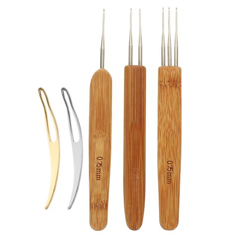 1 Set of Dreadlocks Crochet Needle Tools Long Hair Crochet Needles ...