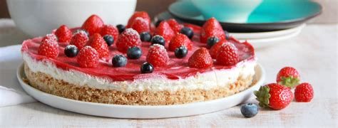 Recette Cheesecake sans cuisson aux fruits rouges Bridélice