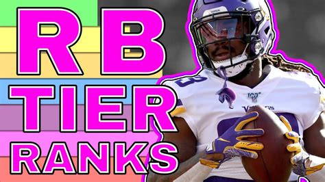 Week Running Back Tier Rankings Fantasy Football Youtube