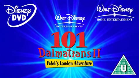 Opening To 101 Dalmatians Ii Patchs London Adventure Uk Dvd 2003