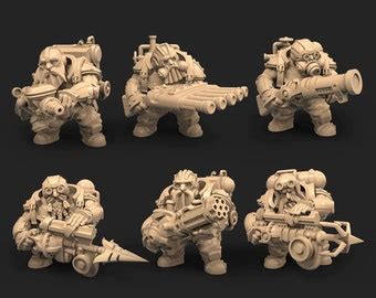 Uddir Thunderaxe Dwarf 32mm 28mm Miniatures For Etsy