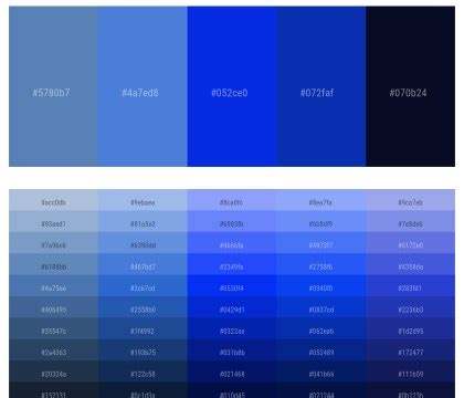 31 Royal Blue Color Palette | Curated collection of Color Palettes